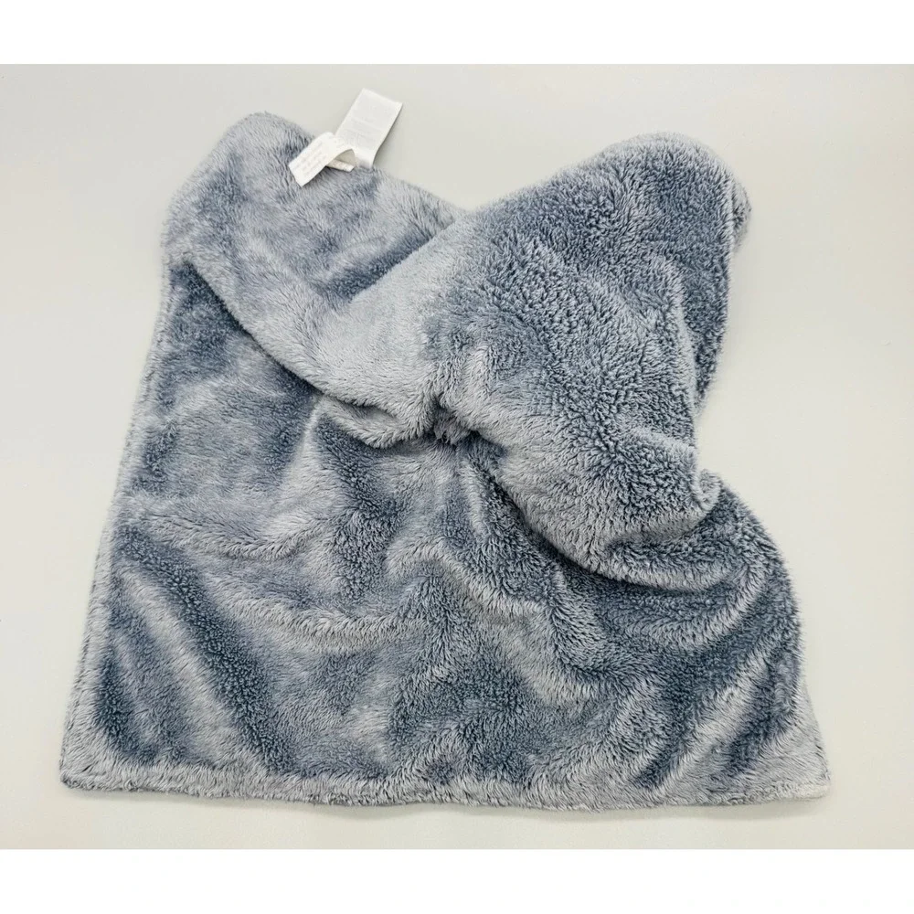 Carters Panda Bear Security Blanket Lovey Grey White Plush Baby 13 inch2020‎